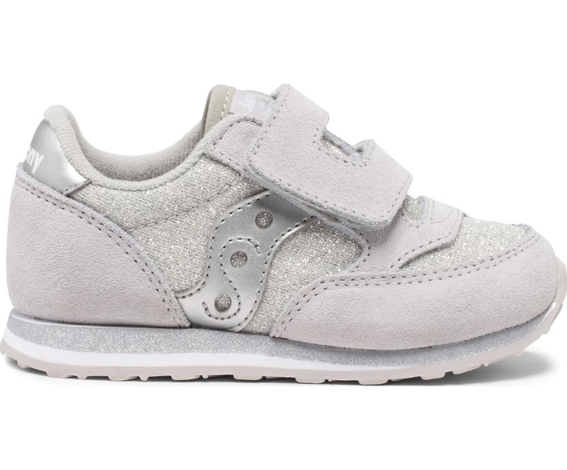 Saucony Baby Jazz Hook & Loop Kids' Sneakers Silver | AU 730WNBY